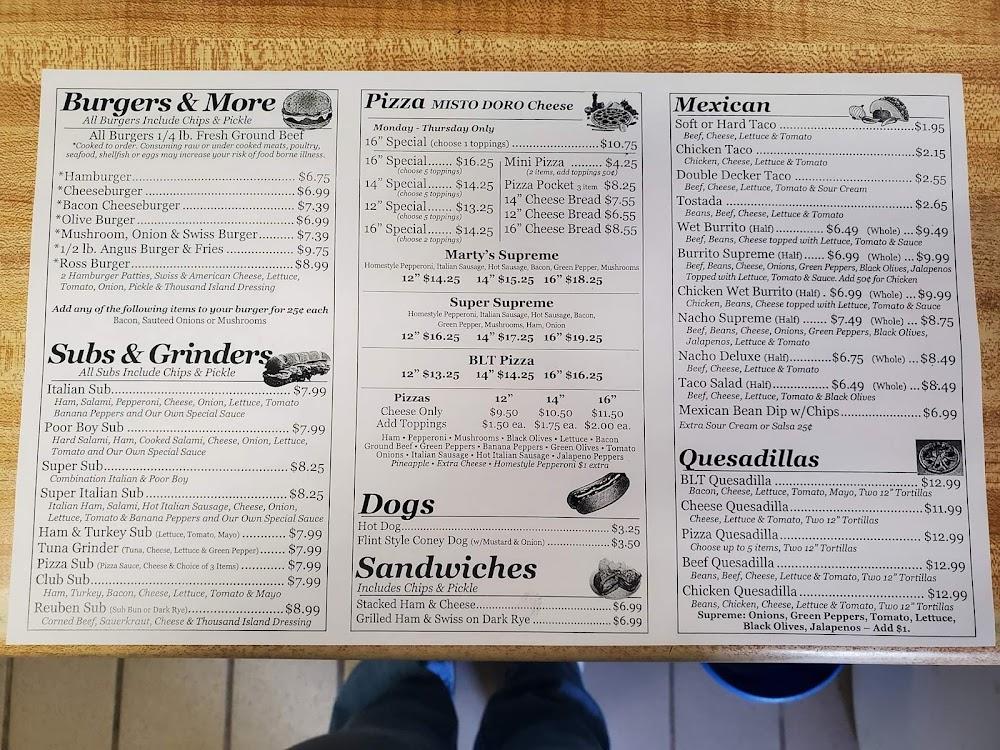 Marty's Pizza & Grill Menu image 4
